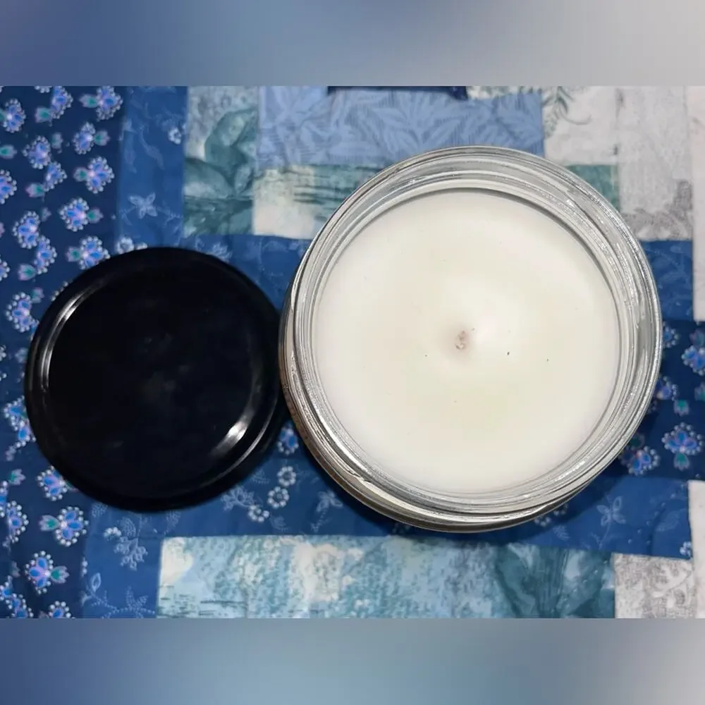 NEW! James & Maria Organic Co. Black Currant & Vanilla Scented Candle 16oz